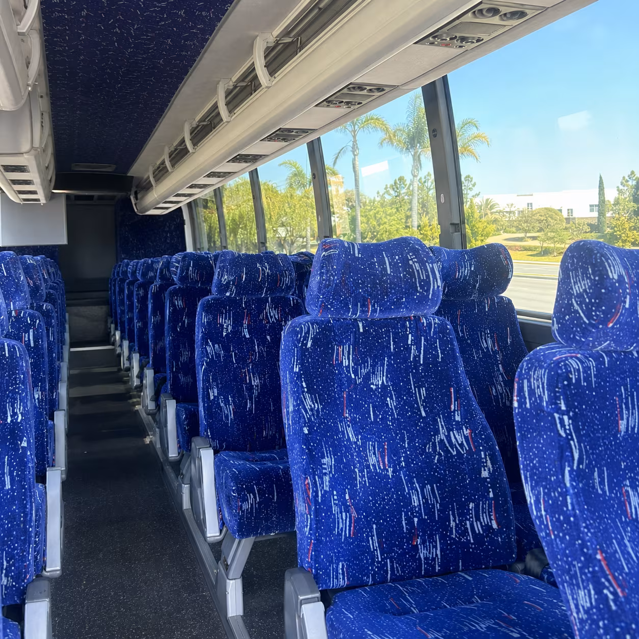40-56 Passenger Charter Bus Inside