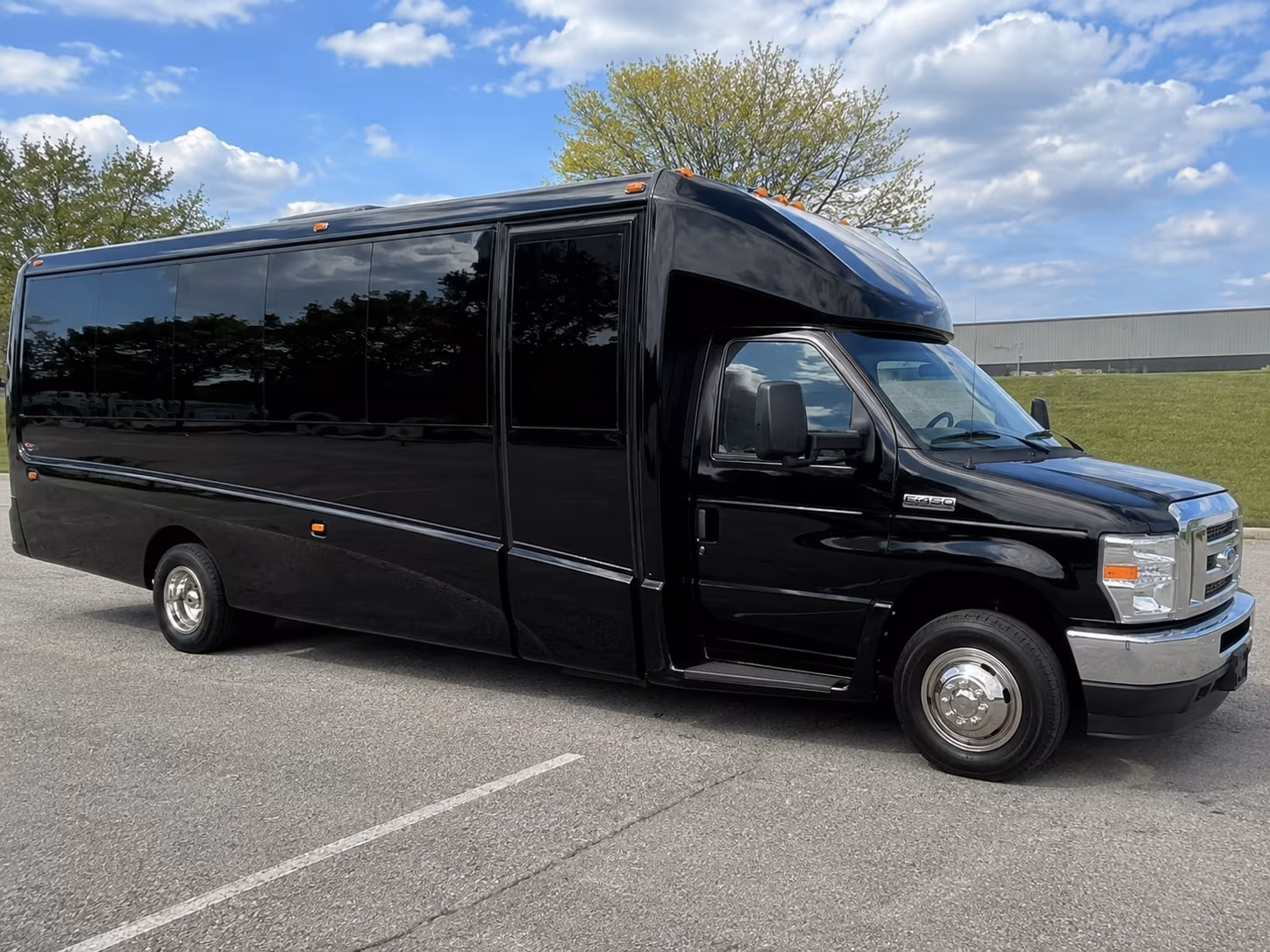Rancho Cucamonga Airport Shuttle & Transportation party bus exterior