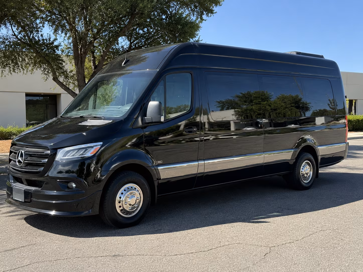 Rancho Cucamonga Airport Shuttle & Transportation party bus exterior