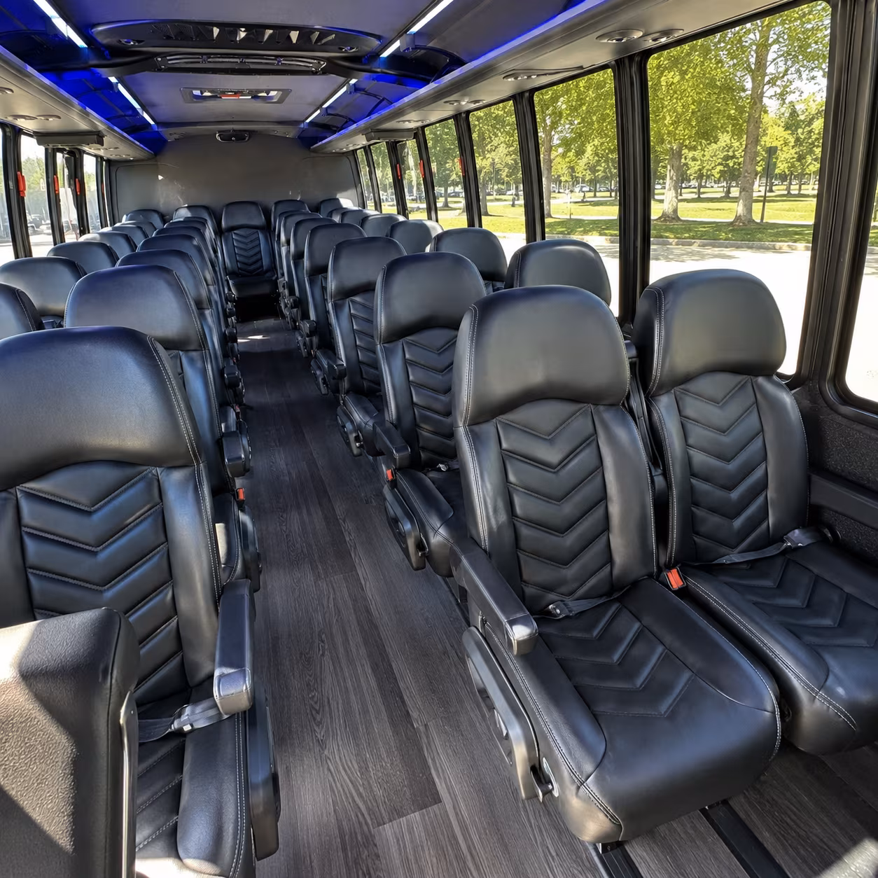 Rancho Cucamonga Airport Shuttle & Transportation party bus exterior