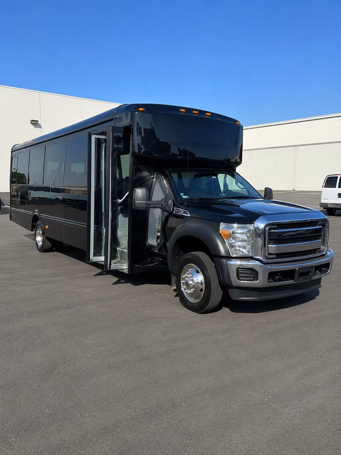 Rancho Cucamonga Bachelor & Bachelorette Transportation party bus exterior