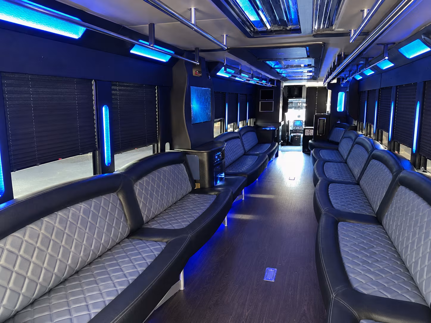 Rancho Cucamonga Concert & Music Festival Transportation party bus exterior