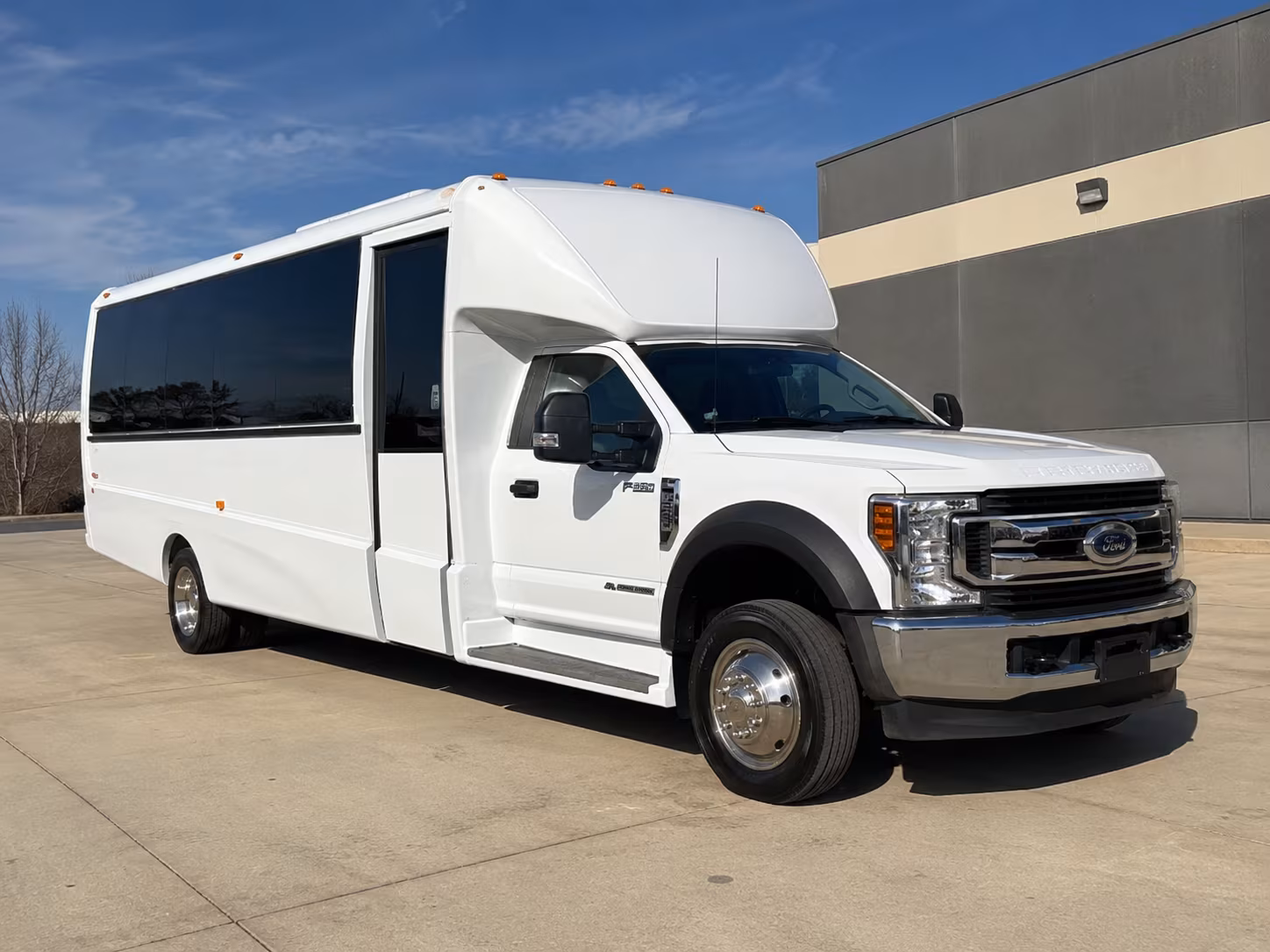 Rancho Cucamonga Corporate Transportation party bus exterior