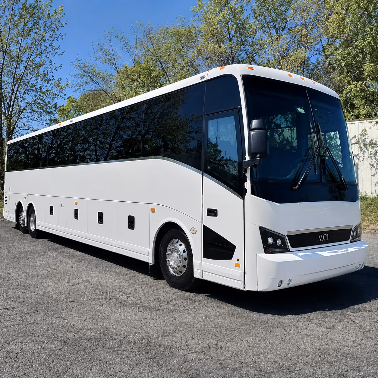 Rancho Cucamonga Corporate Transportation party bus exterior