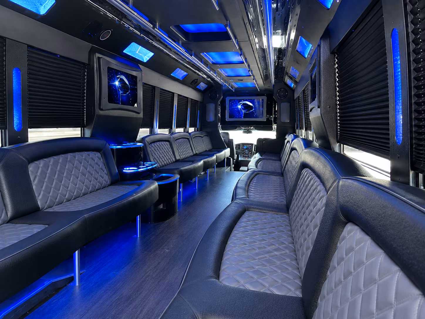 Rancho Cucamonga Private Event Transportation onboard seating