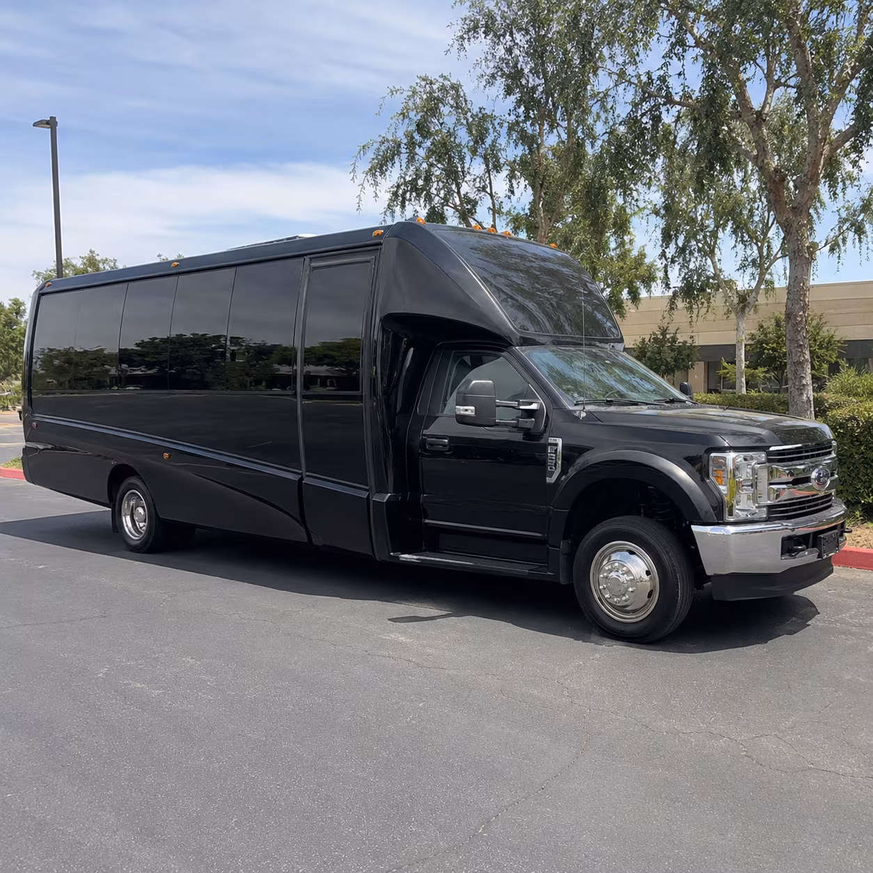 Rancho Cucamonga Prom & Homecoming Transportation party bus exterior