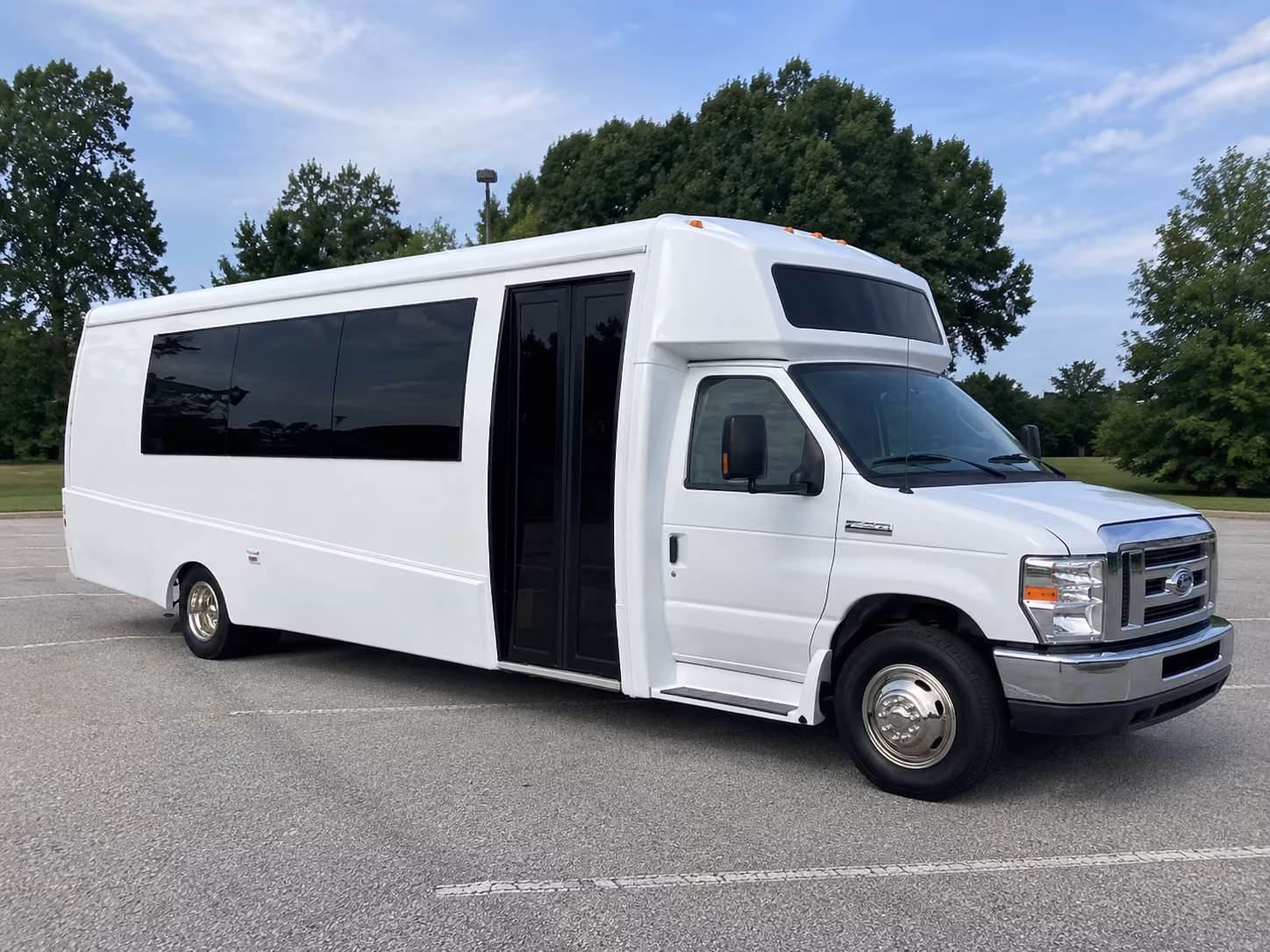 Rancho Cucamonga Prom & Homecoming Transportation party bus exterior