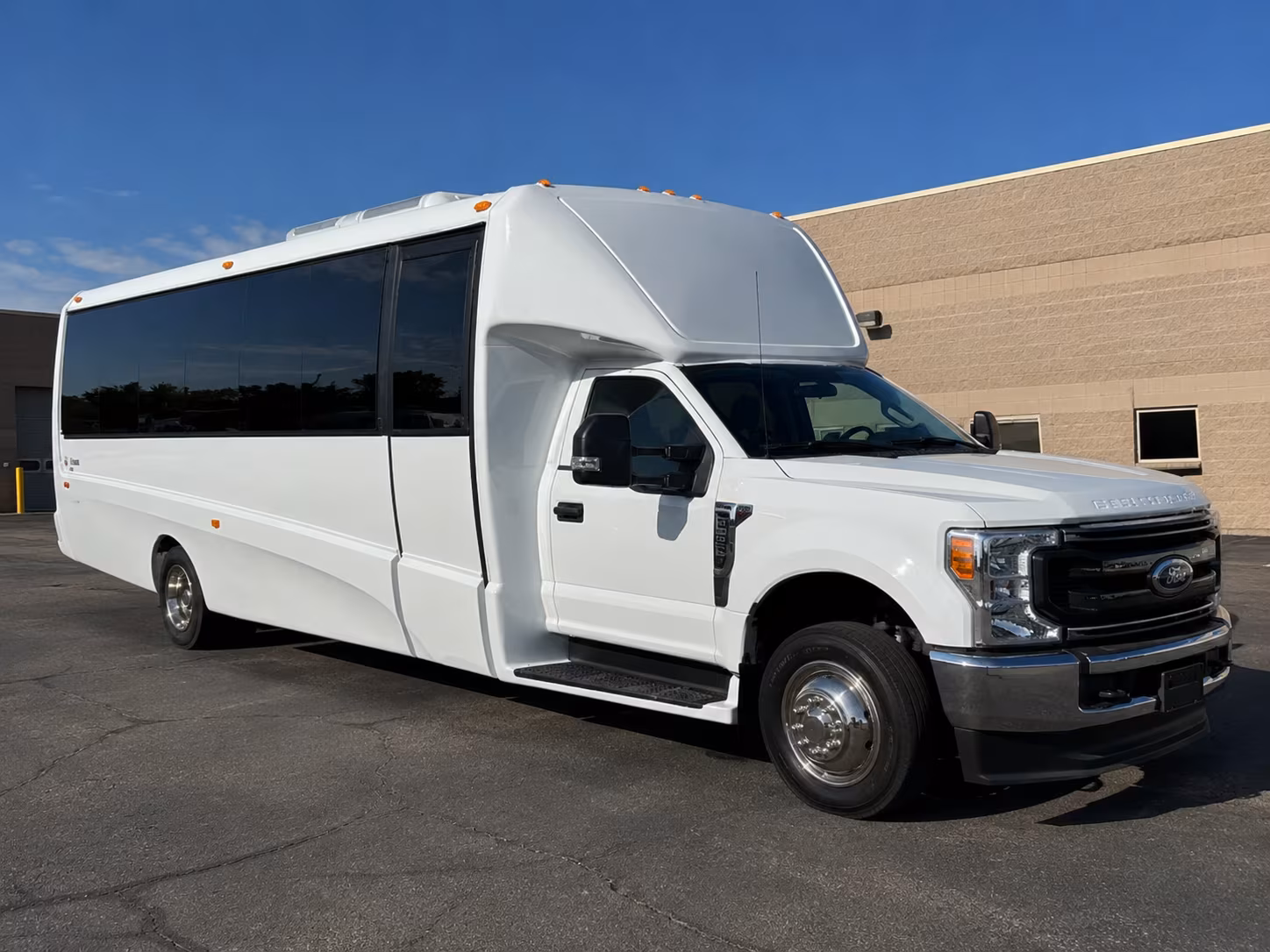 Rancho Cucamonga School Event Transportation party bus exterior