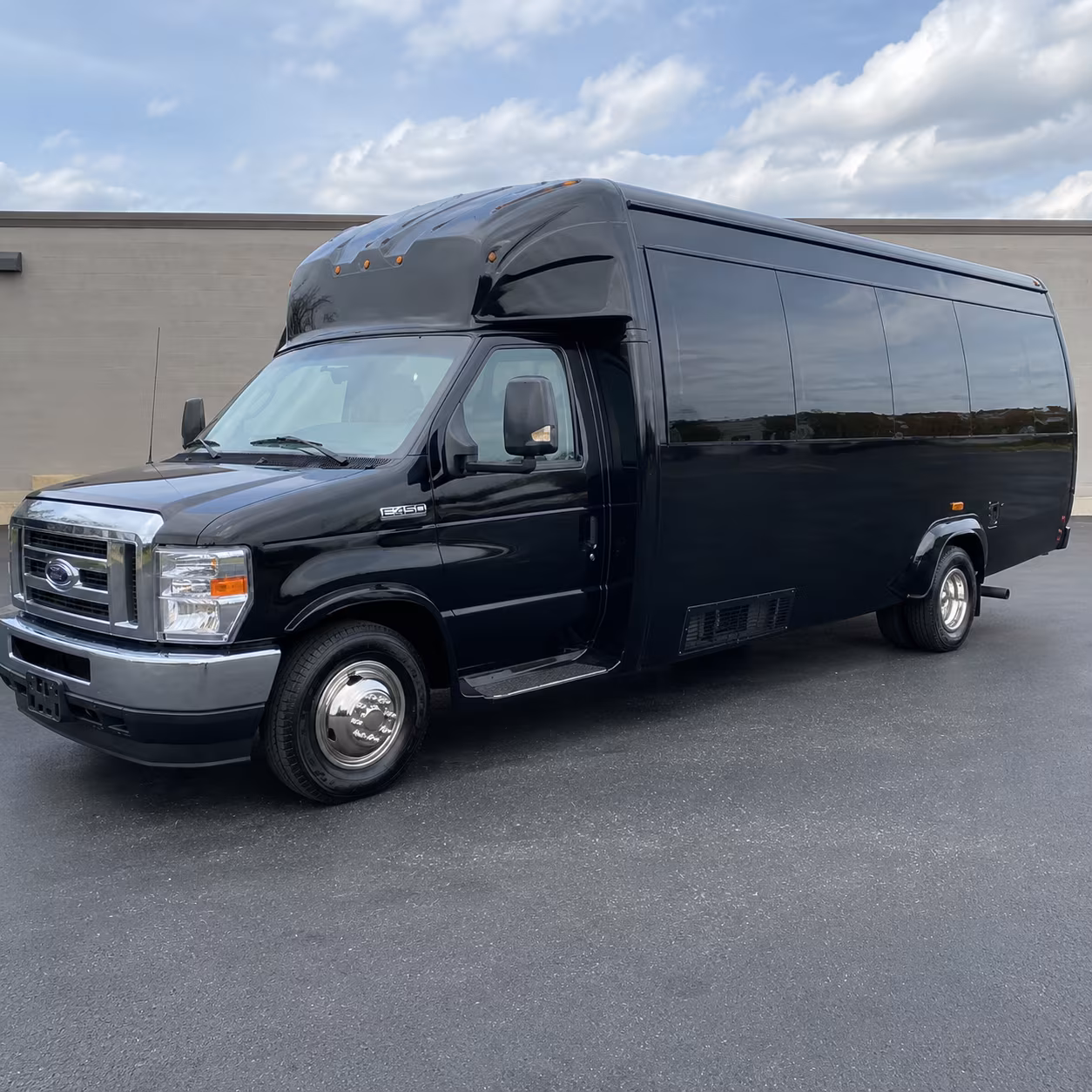 Rancho Cucamonga Sporting Event Transportation party bus exterior