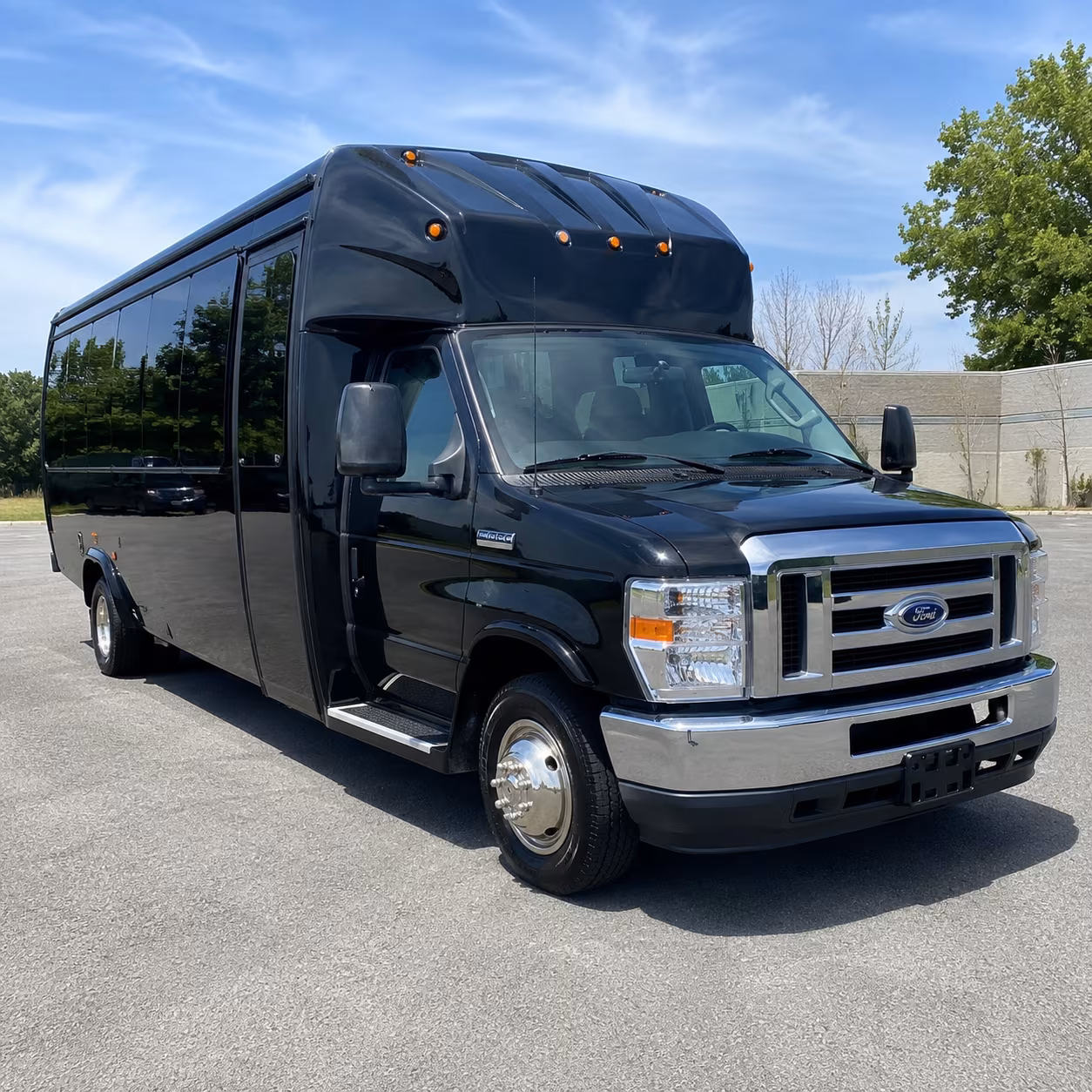 Rancho Cucamonga Sporting Event Transportation party bus exterior