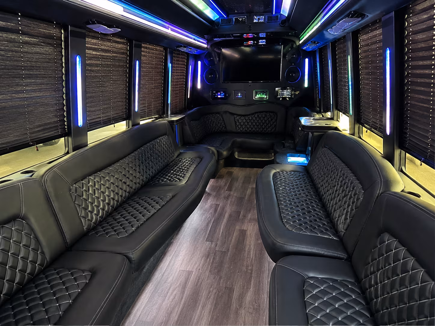 Rancho Cucamonga Winery Tour & Pub Crawl Transportation onboard seating